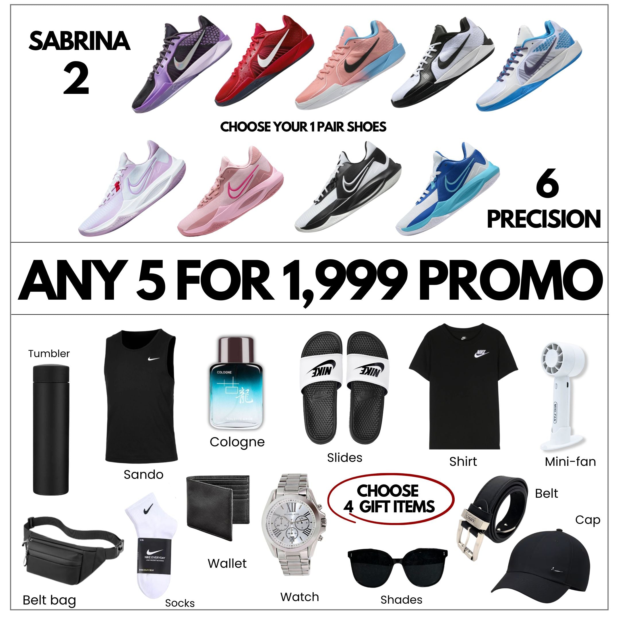 5 for 1,999 Promo (FREE SHIPPING 🔥)