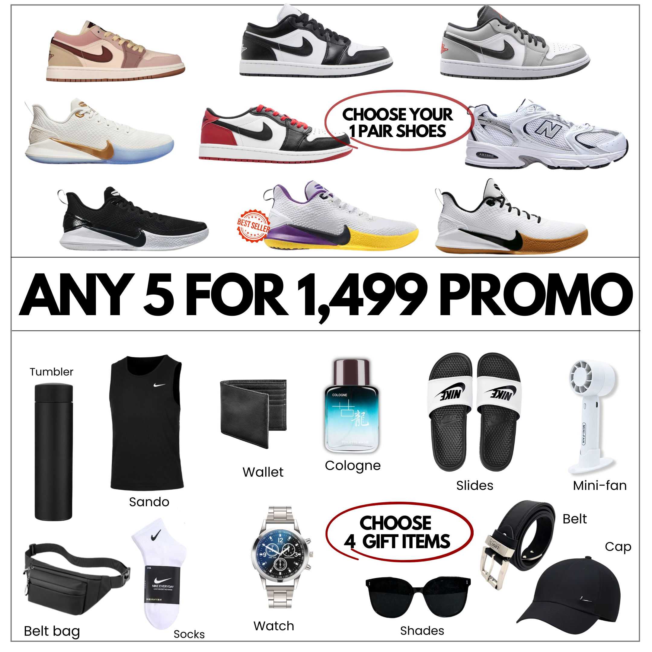 5 for 1,499 Promo